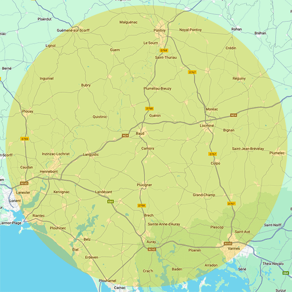 lieux d'intervention